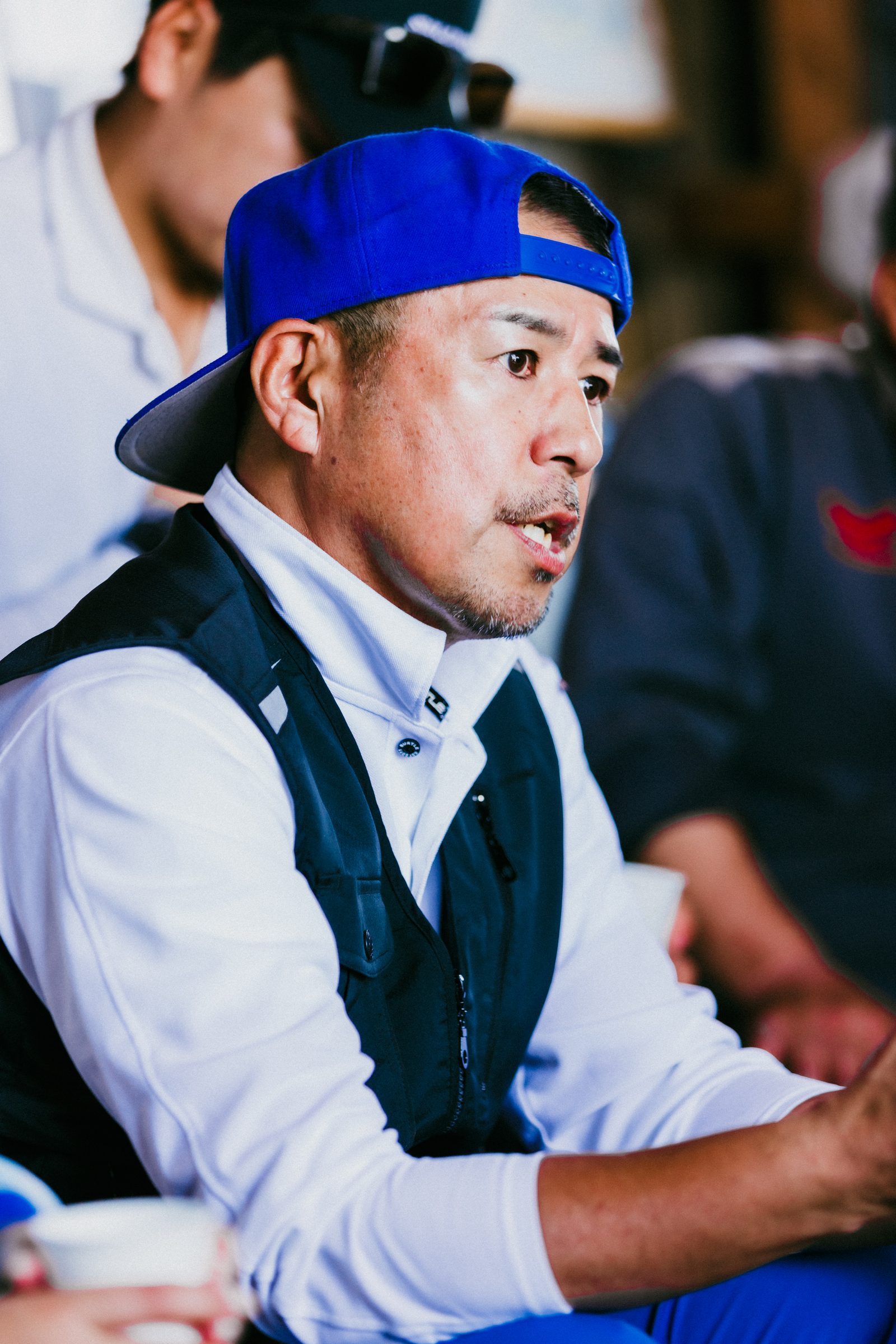 仲間に語りかける代表取締役社長 小林和弘